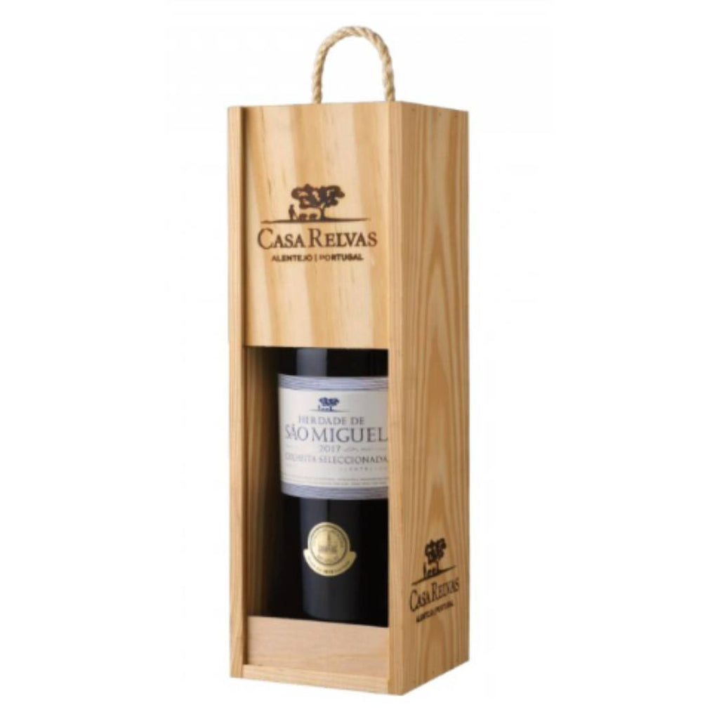 V. TINTO HERDADE SÃO MIGUEL COLHEITA SELEC. 1.50L (ALENTEJO) Caixa Madeira