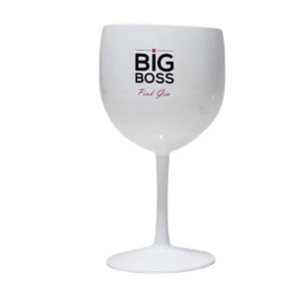 COPO GIN BIG BOSS BRANCO PLÁSTICO