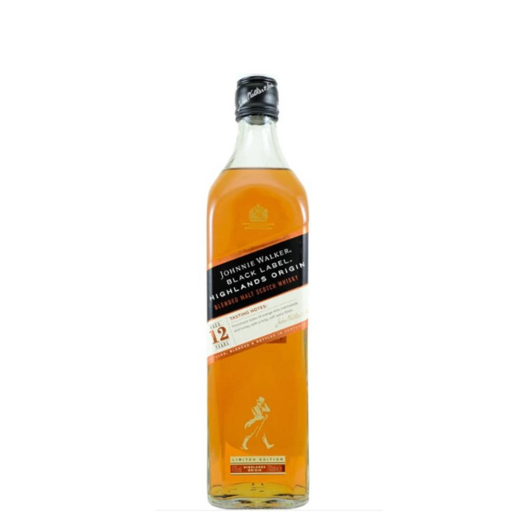WHISKY JOHNNIE WALKER BLACK HIGLANDS ORIGIN 12A 0.70L (42%)