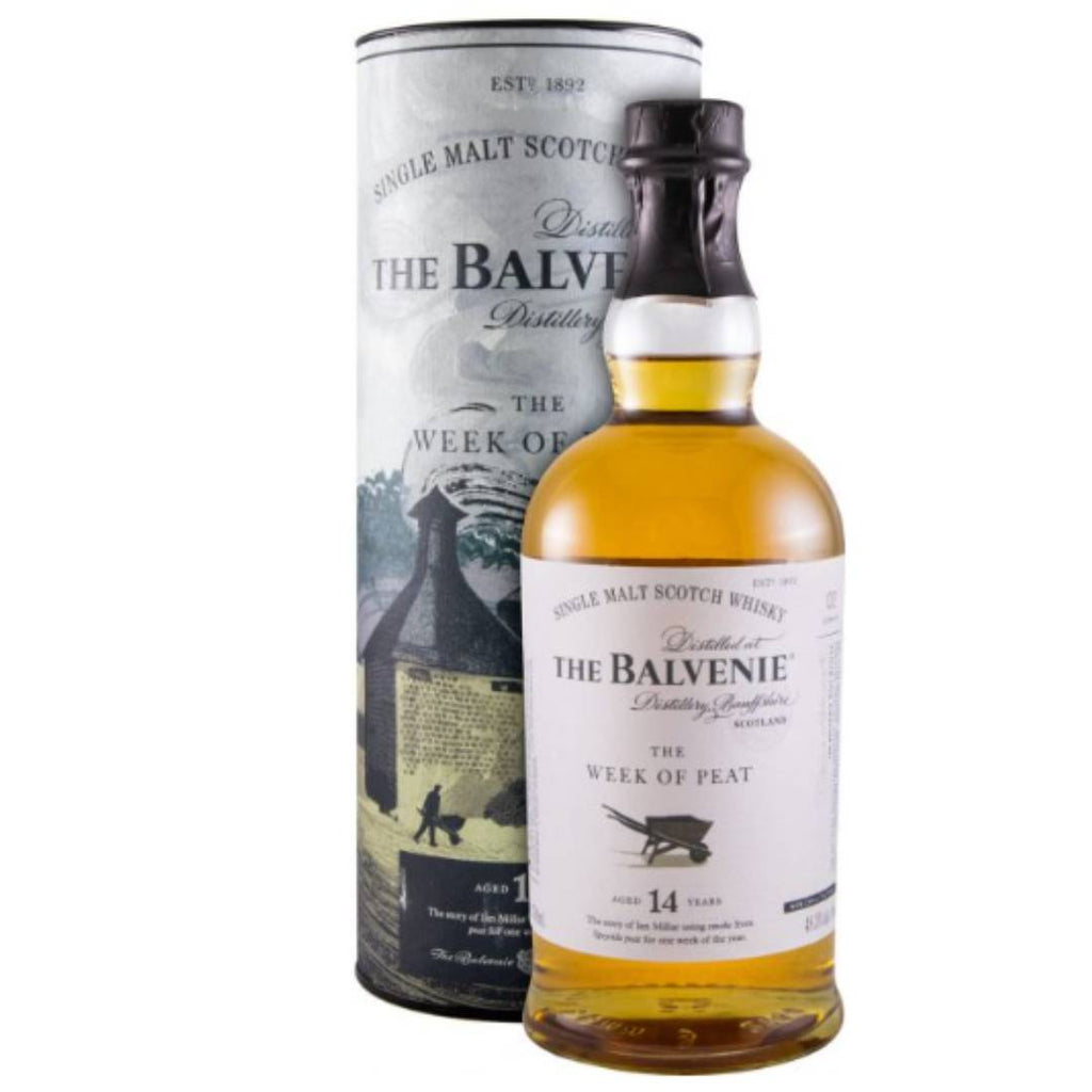 WHISKY BALVENIE THE WEEK OF PEAT 14 ANOS 0.70L (48.30%)