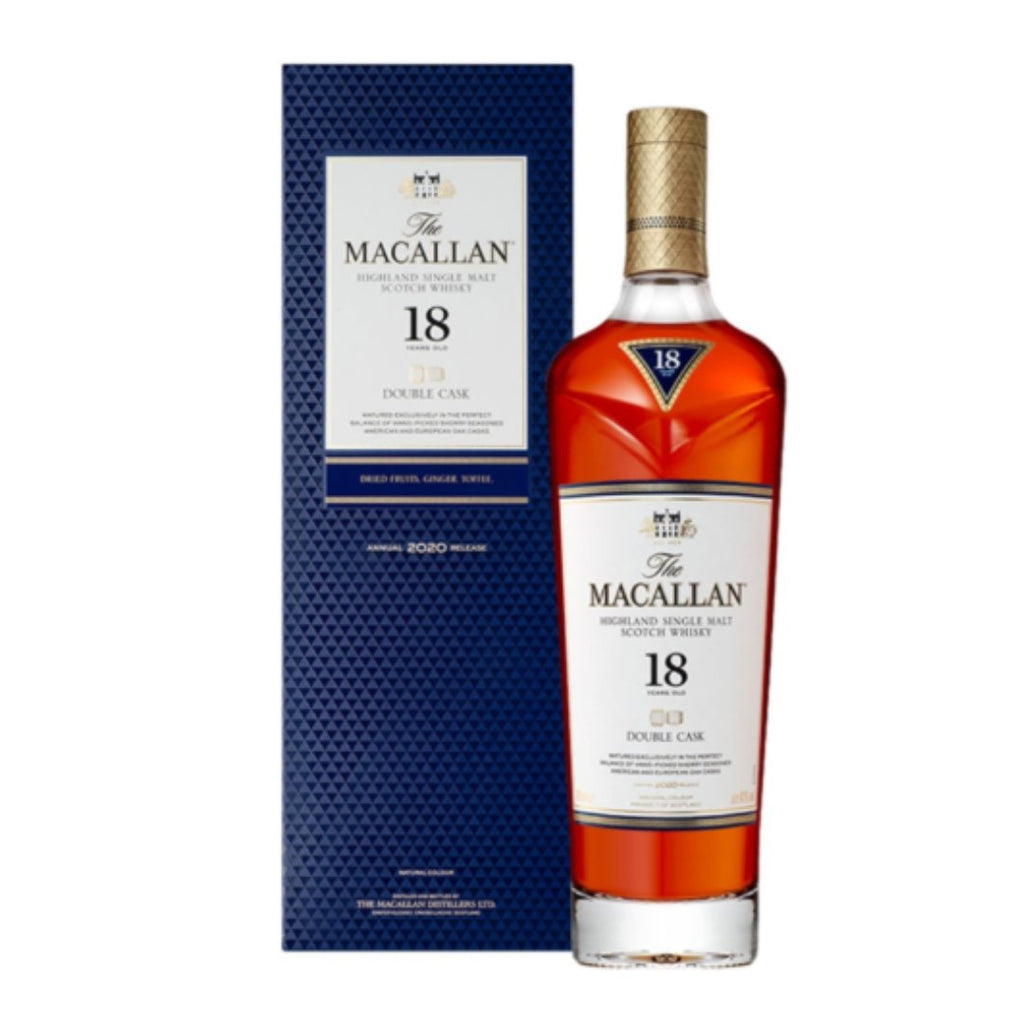 WHISKY MACALLAN DOUBLE CASK 18 ANOS 0.70L (43%)