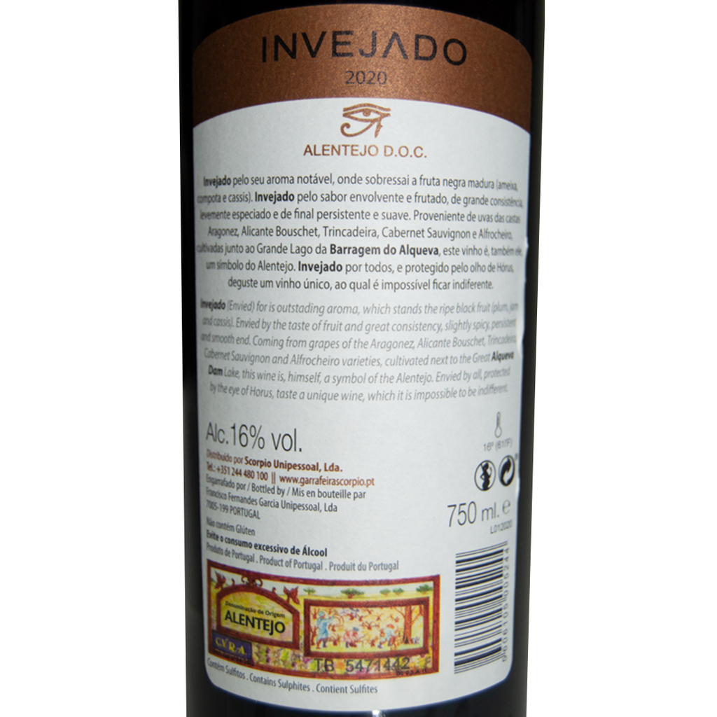 V. TINTO INVEJADO 2020 0.75L (ALENTEJO)