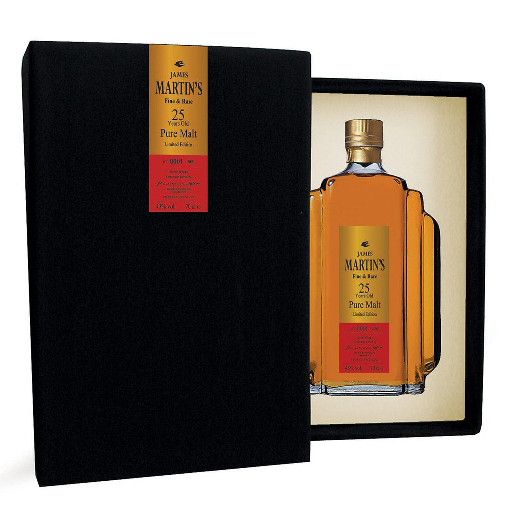 WHISKY JAMES MARTIN'S MALT 25 ANOS 0.75L