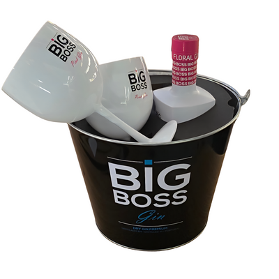 CONJ. BALDE GELO + 1GRF GIN BIG BOSS PINK + 2 COPOS COLORIDOS