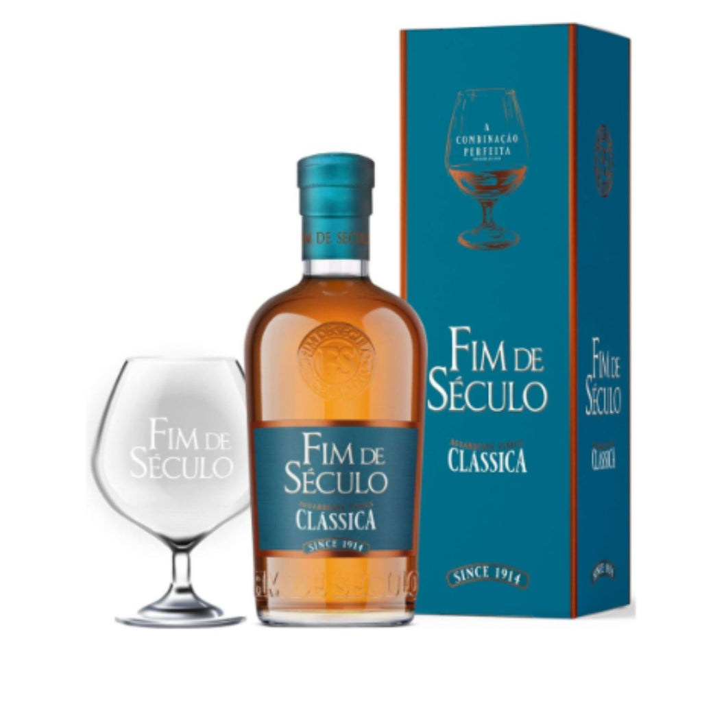 AGUARDENTE FIM DE SÉCULO CLASSICA COM CALICE 0.70L