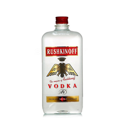 VODKA RUSHKINOFF TUNEL PET 1L