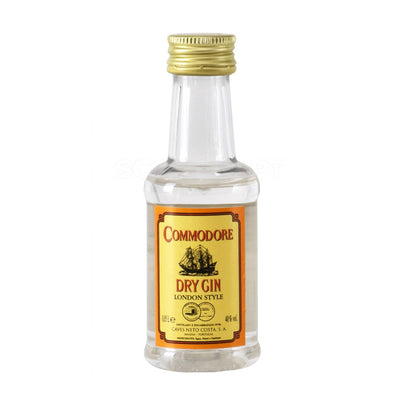MINIATURA DRY GIN COMMODORE NETO COSTA 0.05L